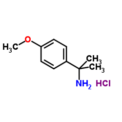 2-(4-甲氧基苯基)丙基-2-胺盐酸盐结构式