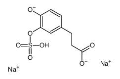 Dihydro Caffeic Acid 3-O-Sulfate Sodium Salt结构式