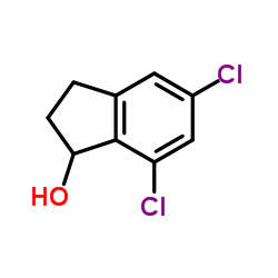 5,7-Dichloro-1-indanol Structure