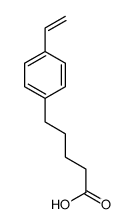 5-(4-ethenylphenyl)pentanoic acid结构式
