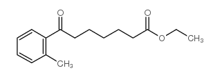 ethyl 7-(2-methylphenyl)-7-oxoheptanoate structure