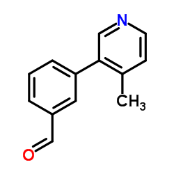 3-(4-Methyl-3-pyridinyl)benzaldehyde Structure