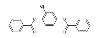 1,4-bis-benzoyloxy-2-chloro-benzene Structure