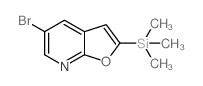 5-Bromo-2-(trimethylsilyl)furo[2,3-b]pyridine Structure