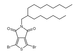 1,3-二溴-5-(2-己基癸基)-4H-噻吩并[3,4-c]吡咯-4,6(5H)-二酮图片