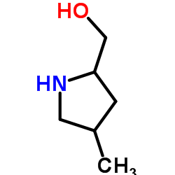 (4-Methyl-2-pyrrolidinyl)methanol结构式