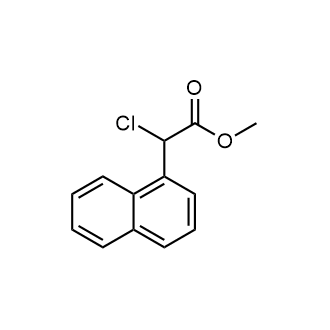 Methyl 2-chloro-2-(naphthalen-1-yl)acetate Structure