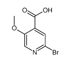 2-溴-5-甲氧基-4-羧基吡啶结构式
