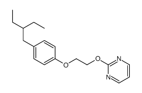 2-[2-[4-(2-ethylbutyl)phenoxy]ethoxy]pyrimidine Structure