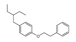 1-(2-ethylbutyl)-4-(2-phenylethoxy)benzene Structure