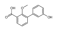 3-(3-hydroxyphenyl)-2-methoxybenzoic acid Structure