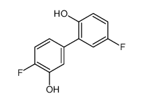 2-fluoro-5-(5-fluoro-2-hydroxyphenyl)phenol结构式