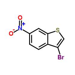 3-Bromo-6-nitro-1-benzothiophene结构式