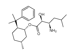 (-)-8-Phenylmenthyl (2S,3R)-3-Amino-2-hydroxy-5-methyl-hexanoate Structure