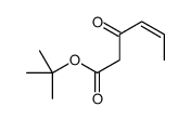 tert-butyl 3-oxohex-4-enoate Structure