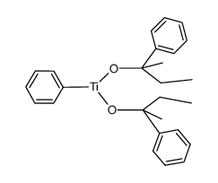 phenyltitanium-bis(2-phenylbutyl-2-oxide)结构式