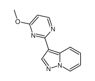 3-(4-methoxypyrimidin-2-yl)pyrazolo[1,5-a]pyridine Structure