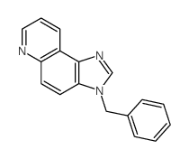 3-benzylimidazo[4,5-f]quinoline结构式