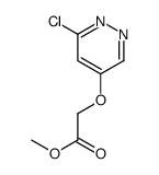 methyl 2-(6-chloropyridazin-4-yl)oxyacetate结构式