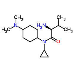 N-Cyclopropyl-N-[4-(dimethylamino)cyclohexyl]-L-valinamide Structure