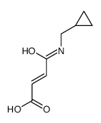 4-(cyclopropylmethylamino)-4-oxobut-2-enoic acid Structure