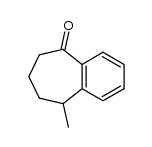 9-methyl-6,7,8,9-tetrahydro-5H-benzocyclohepten-5-one结构式