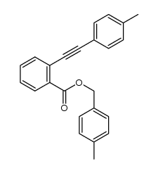 4-methylbenzyl 2-[(4-methylphenyl)ethynyl]benzoate结构式