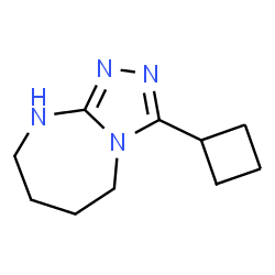 3-Cyclobutyl-5H,6H,7H,8H,9H-[1,2,4]triazolo[4,3-a][1,3]diazepine structure