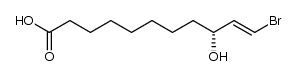 (R,E)-11-bromo-9-hydroxyundec-10-enoic acid结构式