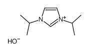 1,3-Bis(1-Methylethyl)-1H-imidazolium Hydroxide Structure