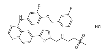 lapatinib monohydrochloride Structure
