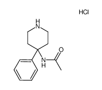 4-Acetamido-4-phenylpiperidine hydrochloride结构式