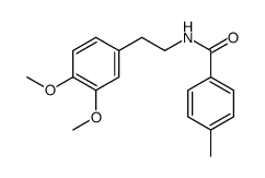 N-[2-(3,4-dimethoxyphenyl)ethyl]-4-methylbenzamide Structure