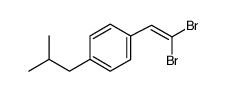 1-(2,2-dibromovinyl)-4-isobutylbenzene结构式