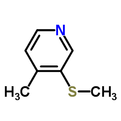 Pyridine, 4-methyl-3-(methylthio)- (9CI) structure