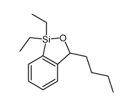 3-butyl-1,1-diethyl-1,3-dihydrobenzo[c][1,2]oxasilole结构式