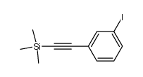 1-iodo,3-trimethylsilylethynylbenzene Structure