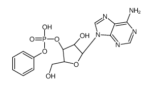 adenosine 3'-phosphate phenyl ester结构式