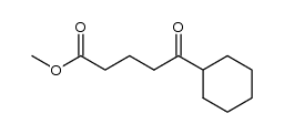 methyl 5-cyclohexyl-5-oxopentanoate结构式