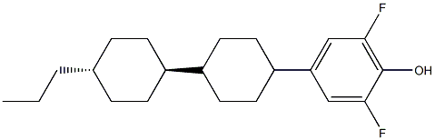 4-(trans-4-(trans-4-Propylcyclohexyl)-cyclohexyl)-2,6-difluorophenol picture