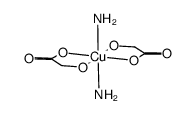 diamminebis(glycolato)copper(II)结构式