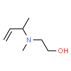 Ethanol, 2-[methyl(1-methyl-2-propenyl)amino]- (9CI) structure