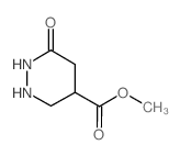 Methyl 6-oxohexahydropyridazine-4-carboxylate Structure