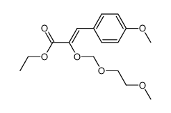 ethyl (Z)-2-(2-methoxyethoxy)methoxy-3-(4-methoxyphenyl)-2-propenoate Structure