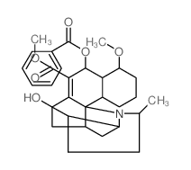 5,6,9-[1]Butanyl[4]ylidene-5H-benz[6,7]indeno[7a,1-b]pyrrole-10-carboxylicacid,11-(benzoyloxy)-1,2,3,4,4a,6,7,7a,8,9,11,11a-dodecahydro-9-hydroxy-1-methoxy-15-methyl-,methyl ester, (1S,4aR,4bR,5S,6R,7 picture