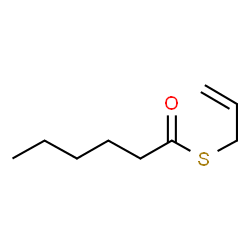 ALLYL THIOHEXANOATE Structure