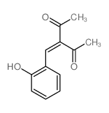 2,4-Pentanedione,3-[(2-hydroxyphenyl)methylene]- Structure