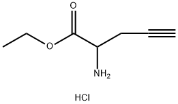 RS-炔丙基甘氨酸乙酯盐酸盐结构式