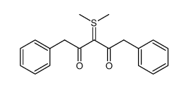 3-(dimethyl-λ4-sulfanylidene)-1,5-diphenyl-pentane-2,4-dione Structure