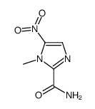 1-methyl-5-nitroimidazole-2-carboxamide结构式